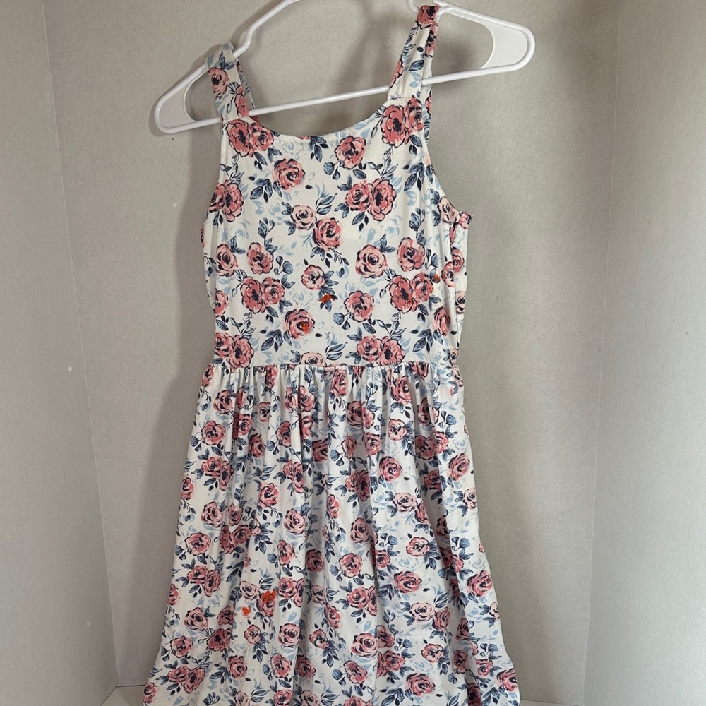 Girls rule floral print sleeveless dress size 12